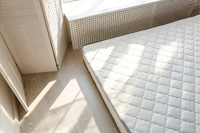 Después de la limpieza de colchón por ALPA