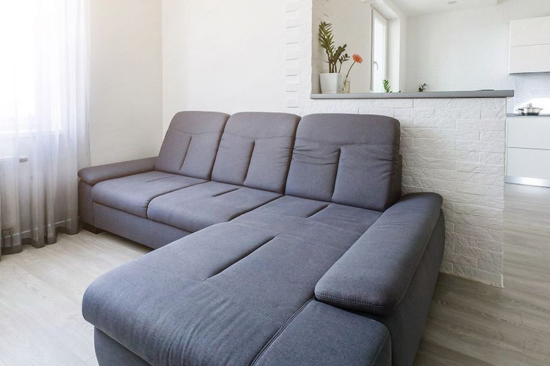 Después de la limpieza de sofá por ALPA